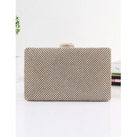 Elegant Diamante Finalize Chain Shoulder Evening Bag