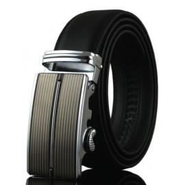 Cool Stripe Embellished Alloy Buckle Belt For Men