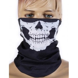 Keep-Warm Halloween Must-Have Scarf in Skull Print