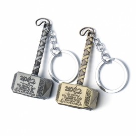 Fashion Thor's Hammer Mjolnir Keychain Keyring Toy New